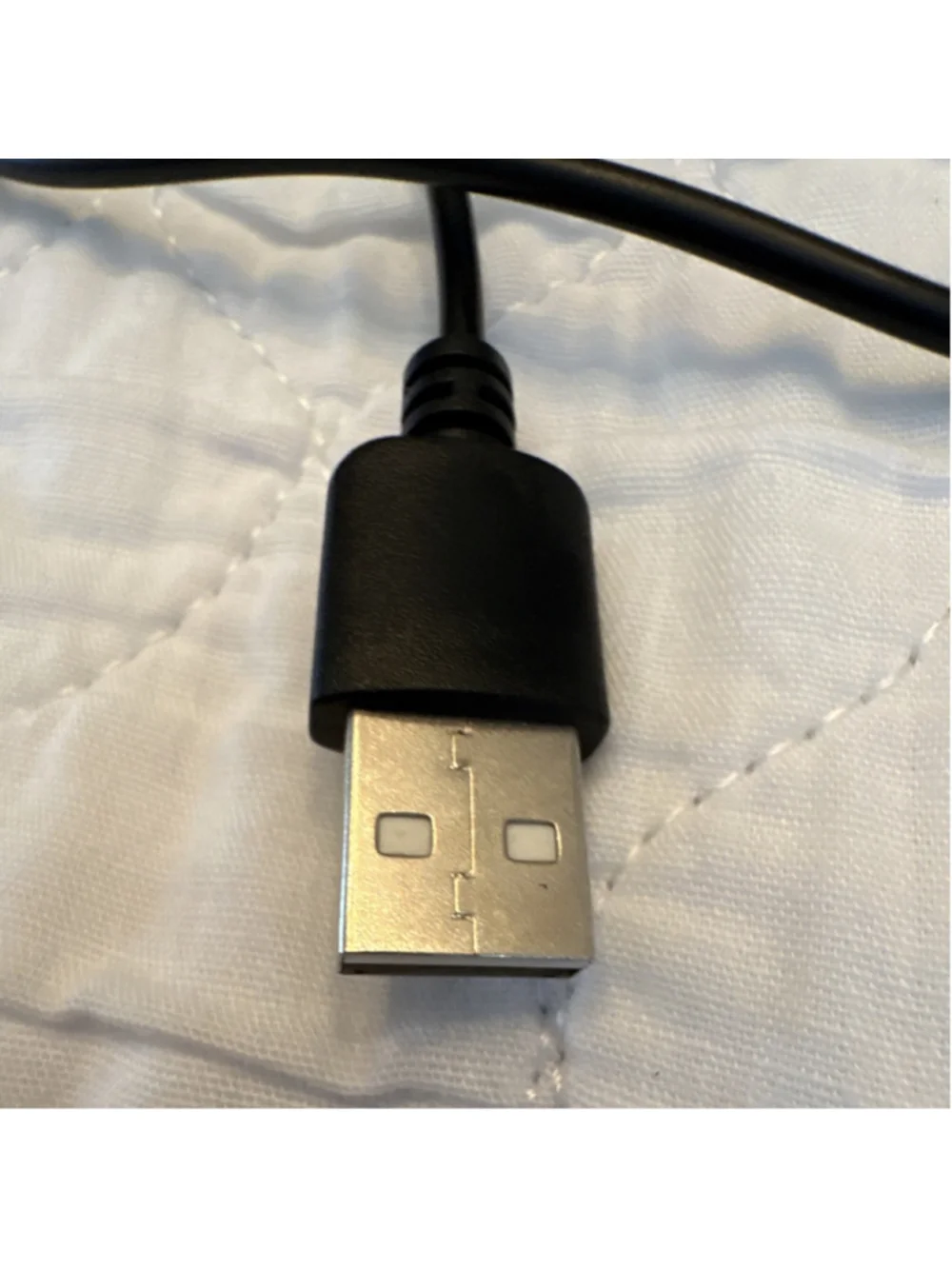 USB Type-A Male to DC Barrel Plug Adapter Cable 3ft Black 1:1